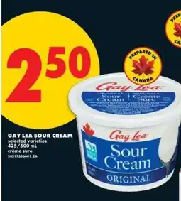 No Frills GAY LEA SOUR CREAM offer