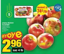 Super C Pommes McIntosh ou Cortland offer