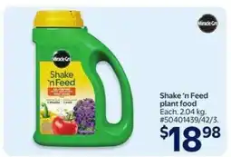 Walmart Shake 'n Feed plant food offer