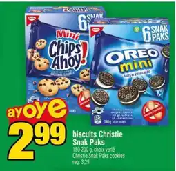 Super C biscuits Christie Snak Paks offer