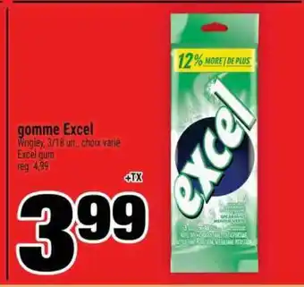 Super C gomme Excel offer