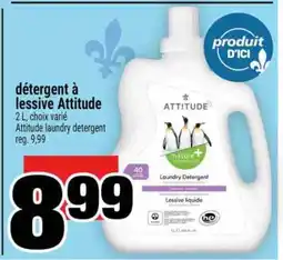 Super C détergent à lessive Attitude offer