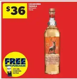 Real Canadian Liquorstore Cazadores Tequila Reposado offer