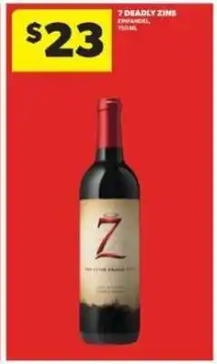 Real Canadian Liquorstore 7 Deadly Zins offer