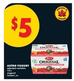 No Frills Astro Yogurt offer