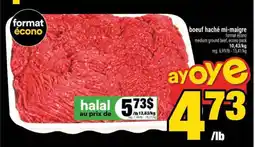 Super C BŒUF HACHÉ MI-MAIGRE offer