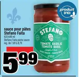 Super C SAUCE POUR PÂTES STEFANO FAITA offer
