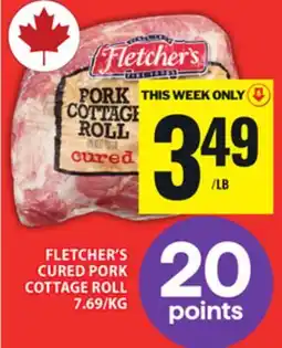 Food Basics FLETCHER'S CURED PORK COTTAGE ROLL offer