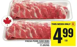 Food Basics FRESH PORK SIDE RIBS offer
