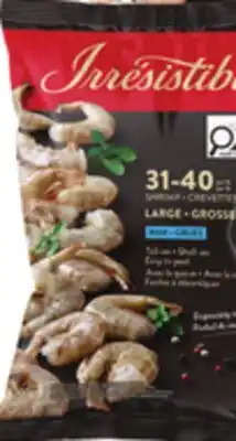 Food Basics IRRESISTIBLE PACIFIC WHITE SHRIMP COOKED OR RAW offer