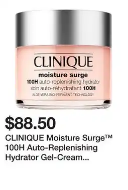 Sephora CLINIQUE Moisture Surge 100H Auto-Replenishing Hydrator Gel-Cream Moisturizer with Hyaluronic Acid offer