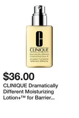 Sephora CLINIQUE Dramatically Different Moisturizing Lotion+ for Barrier Repair offer