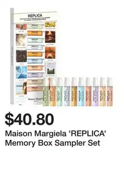 Sephora Maison Margiela 'REPLICA' Memory Box Sampler Set offer