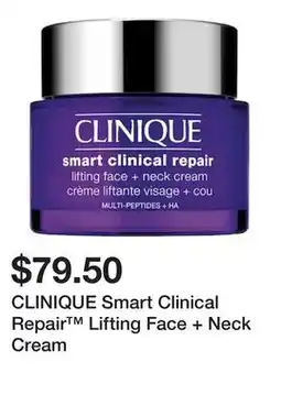 Sephora CLINIQUE Smart Clinical Repair Lifting Face + Neck Cream offer