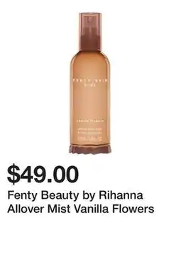 Sephora Fenty Beauty by Rihanna Allover Mist Vanilla Flowers offer