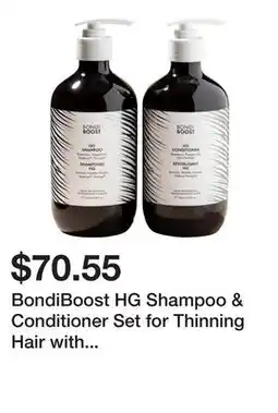 Sephora BondiBoost HG Shampoo & Conditioner Set for Thinning Hair with Rosemary offer