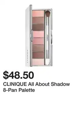 Sephora CLINIQUE All About Shadow 8-Pan Palette offer