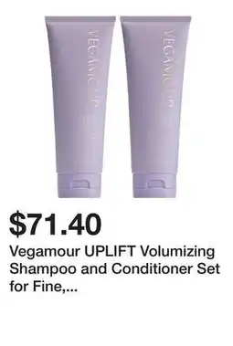 Sephora Vegamour UPLIFT Volumizing Shampoo and Conditioner Set for Fine, Flat & Thinning Hair offer