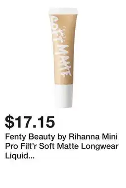 Sephora Fenty Beauty by Rihanna Mini Pro Filt'r Soft Matte Longwear Liquid Foundation offer