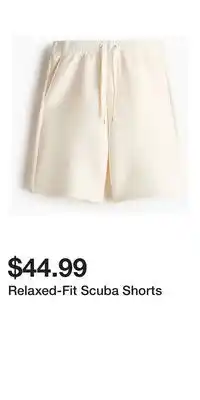 H&M Relaxed-Fit Scuba Shorts offer
