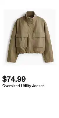 H&M Oversized Utility Jacket offer