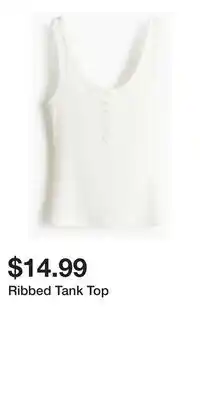 H&M Ribbed Tank Top offer