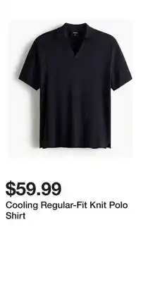 H&M Cooling Regular-Fit Knit Polo Shirt offer