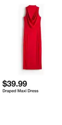 H&M Draped Maxi Dress offer