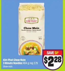 Chalo FreshCo Kim Phat Chow Mein 3 Minute Noodles offer