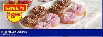 M & M Food Market Mini Filled Donuts offer