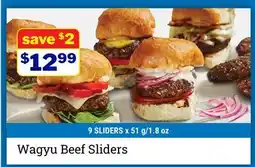 M & M Food Market Wagyu Beef Sliders offer