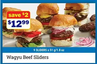 M & M Food Market Wagyu Beef Sliders offer