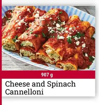 M & M Food Market Cheese and Spinach Cannelloni offer