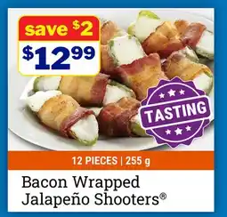 M & M Food Market Bacon Wrapped Jalapeño Shooters offer