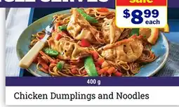 M & M Food Market Chicken Dumplings and Noodles offer