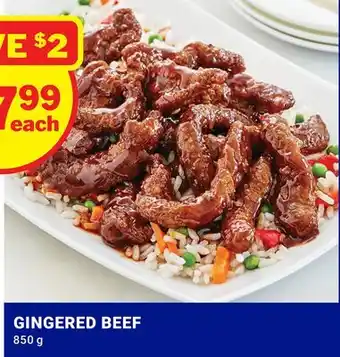 M & M Food Market GINGERED BEEF offer