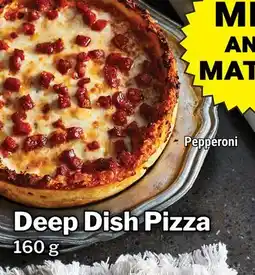 M & M Food Market Pepperoni Deep Dish Pizza offer