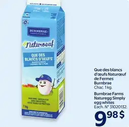 Walmart Burnbrae Farms Naturegg Simply egg whites offer