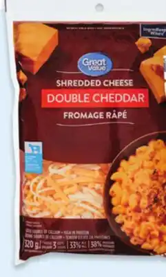 Walmart Great Value cheese shreds offer