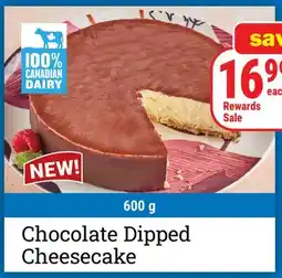 M & M Food Market Chocolate Dipped Cheesecake offer