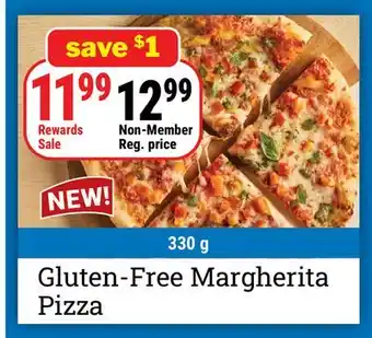 M & M Food Market Gluten-Free Margherita Pizza offer