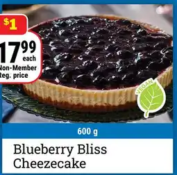 M & M Food Market Blueberry Bliss Cheezecake offer