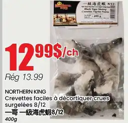 Btrust Supermarket NORTHERN KING Crevettes faciles à décortiquer crues surgelées 8/12 offer