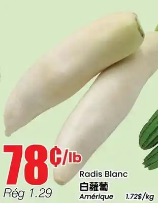 Btrust Supermarket Radis Blanc offer
