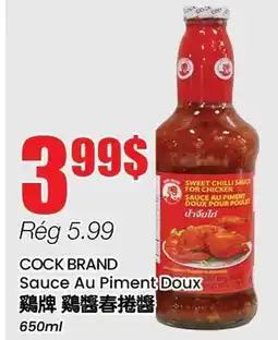 Btrust Supermarket COCK BRAND Sauce Au Piment Doux offer