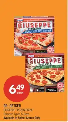 Shoppers Drug Mart DR. OETKER GIUSEPPE FROZEN PIZZA offer