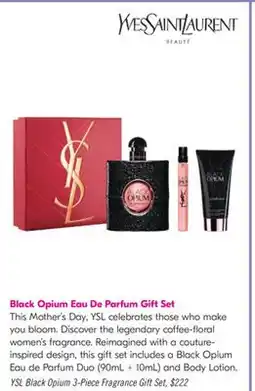 Shoppers Drug Mart Black Opium Eau De Parfum Gift Set offer