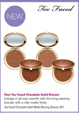 Shoppers Drug Mart Too Faced Chocolate Soleil Matte Blurring Bronzer offer