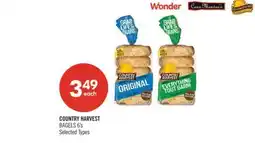 Shoppers Drug Mart COUNTRY HARVEST BAGELS 6's offer