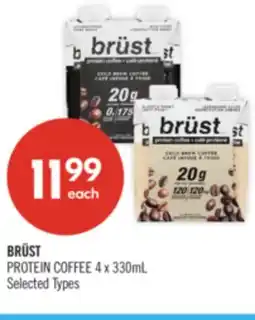 Shoppers Drug Mart BRÜST PROTEIN COFFEE offer